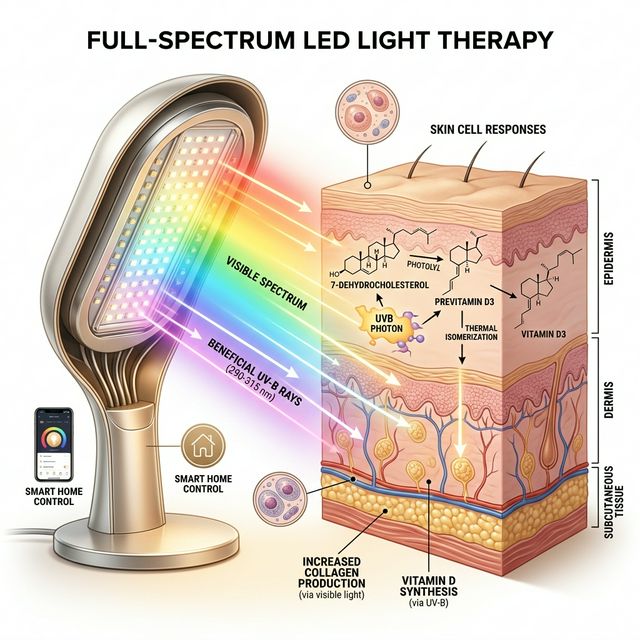 Espectro Total: &iquest;Puede tu luz LED activar la Vitamina D?